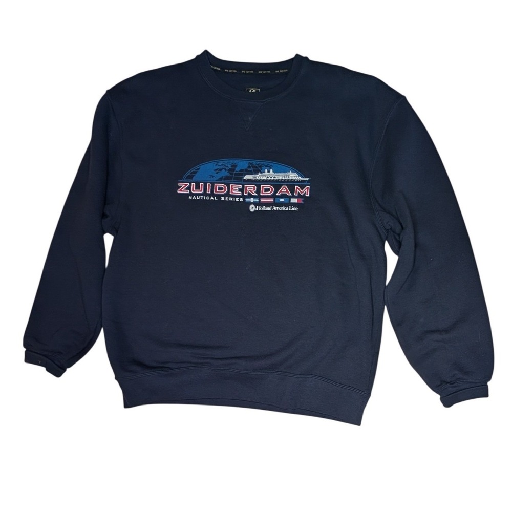 Gear For Sports Sweatshirt Mens XL Navy Zuiderdam Nautical Holland America Line